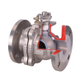 Corrosion-resistant fluorine lined pneumatic ball valve